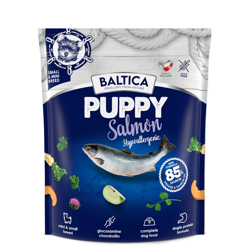 BALTICA Salmon Hypoalergenic Small Breed 1kg Puppy