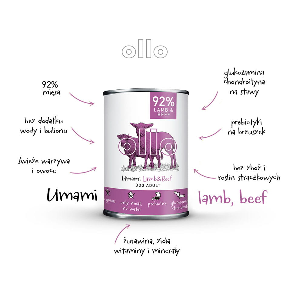 OLLO Lamb&Beef 400g