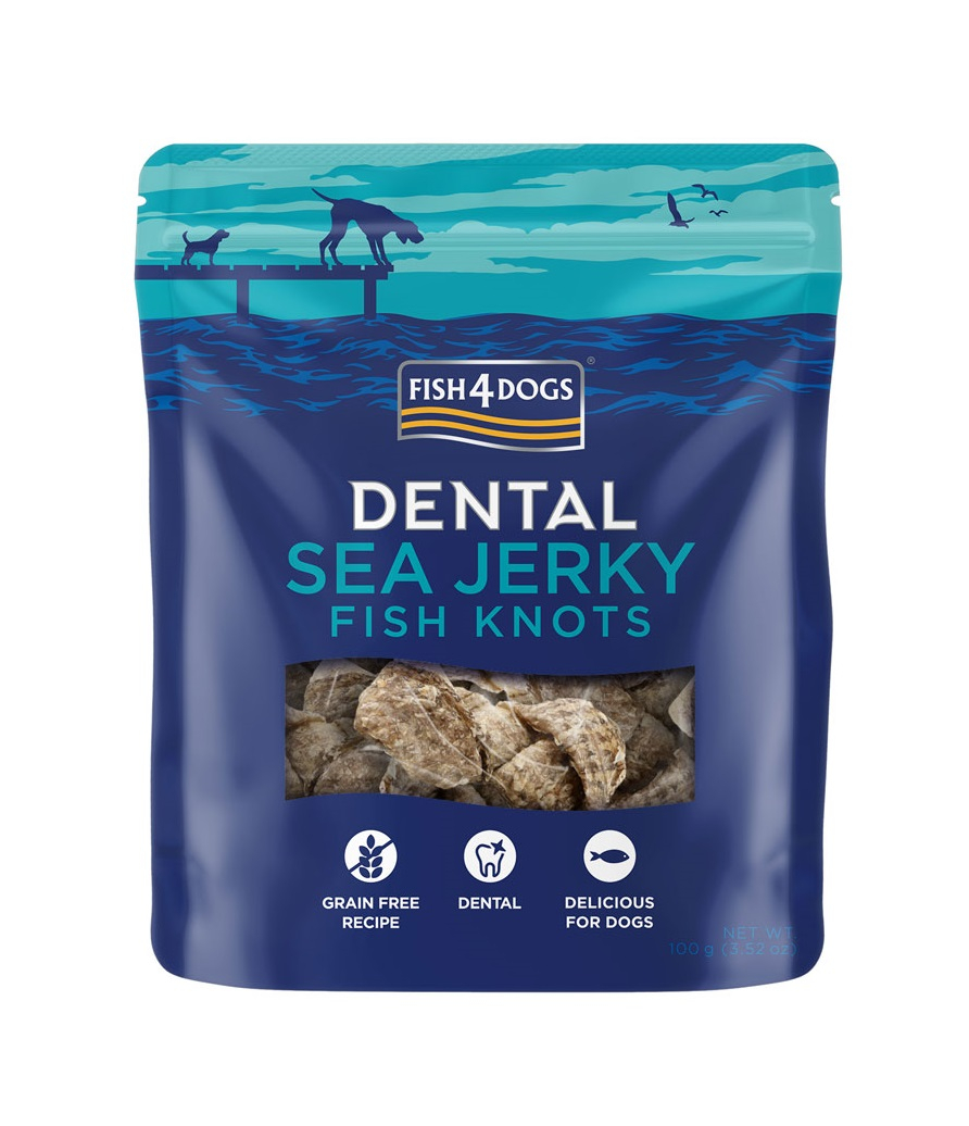 FISH4DOGS Sea Jerky Fish Knots 100g