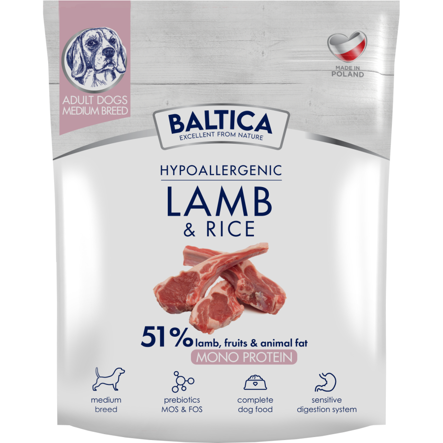 BALTICA Lamb&Rice 1kg Medium Breeds