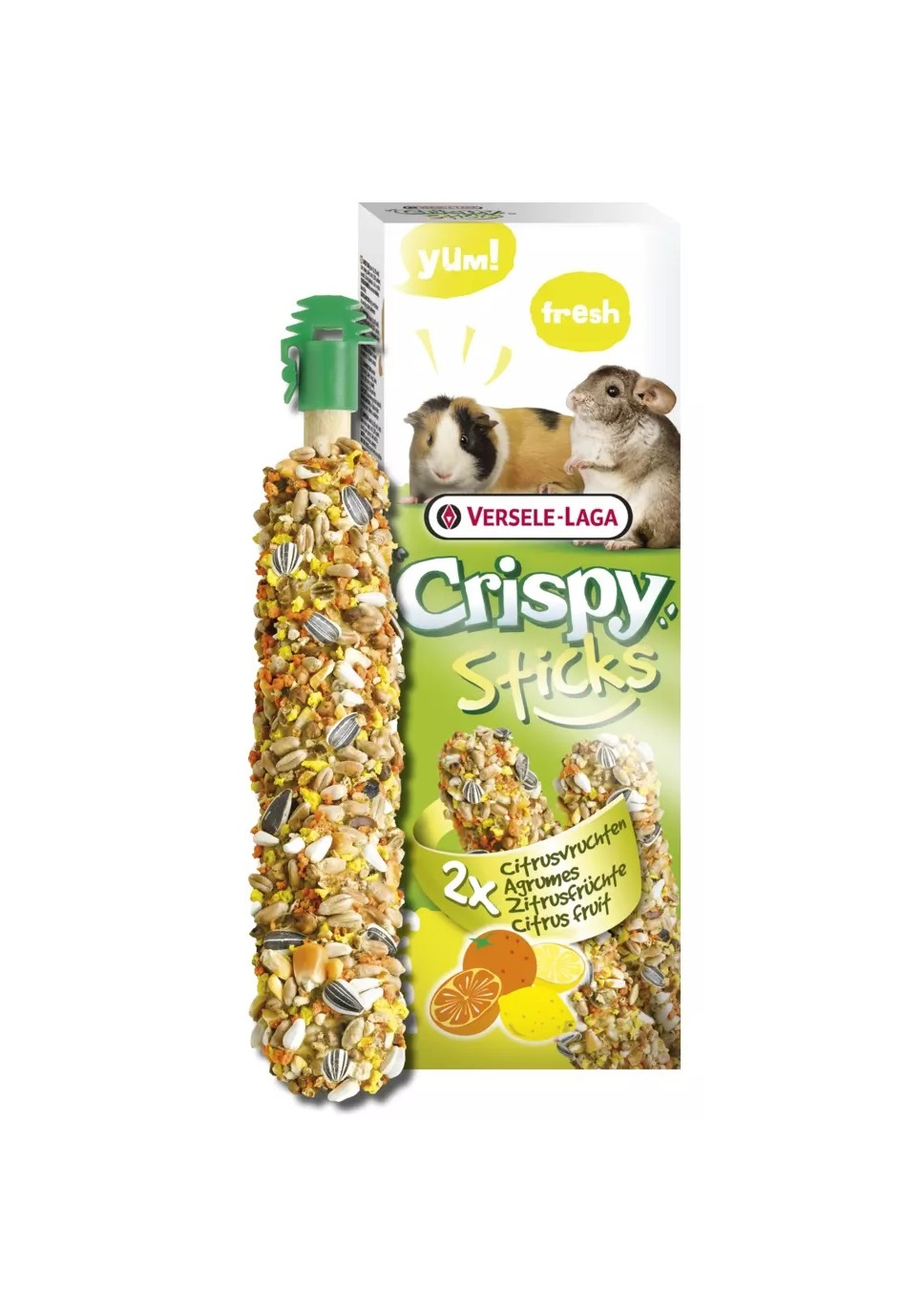 VL Crispy Sticks Świnka/szynszyla kolba cytr. 110g