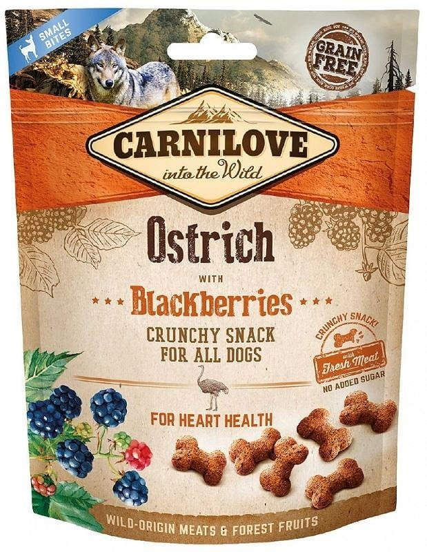 CARNILOVE Crunchy Ostrich & Blackberries 200g