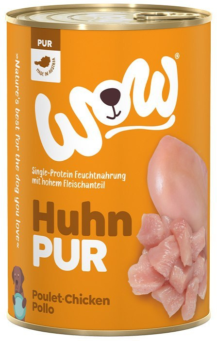 WOW Huhn Pur p-ka 400g 6 szt