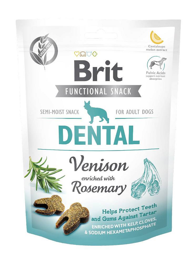 BRIT CARE Dog Funtional Snack Dental Venison 150g