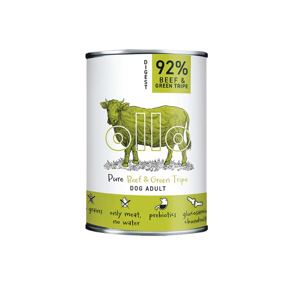 OLLO Beef&Green Tripe 400g