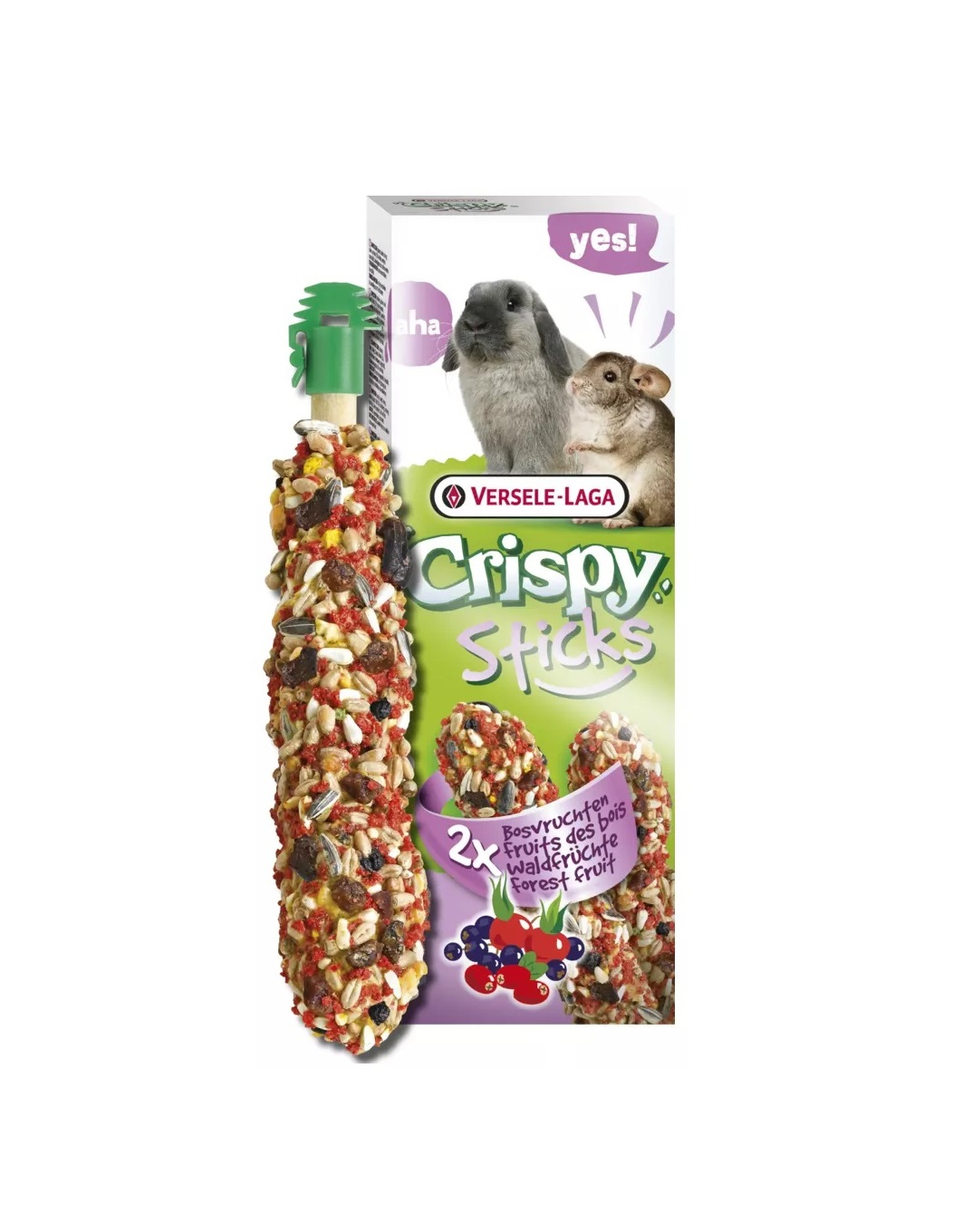 VL Crispy Sticks królik/szynszyla kolba ow. leśne