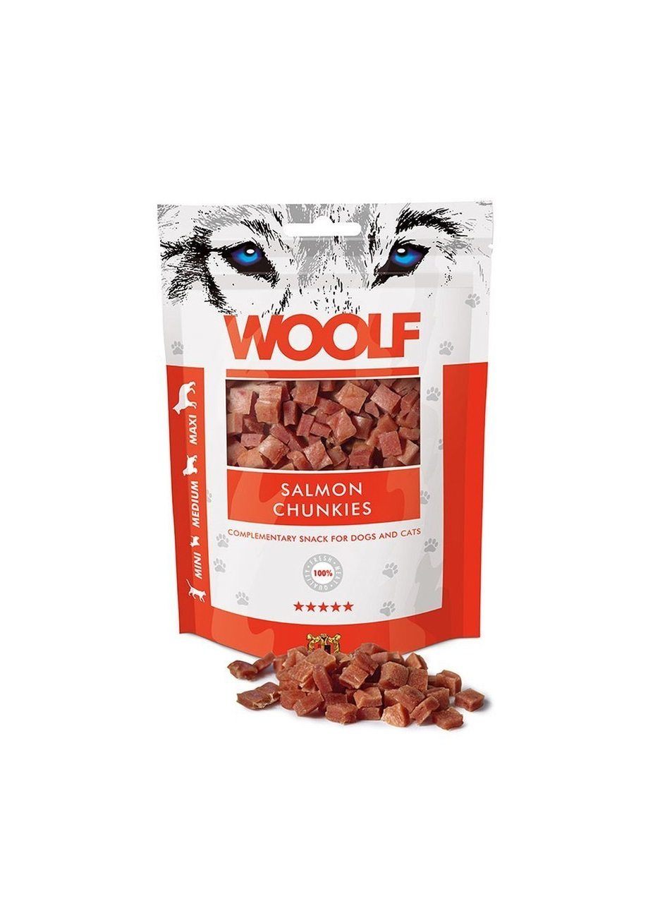 WOOLF Salmon Chunkies 100g