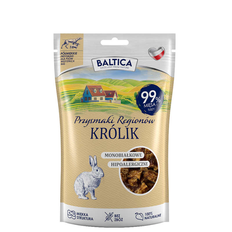 BALTICA Przysmaki Królik 80g