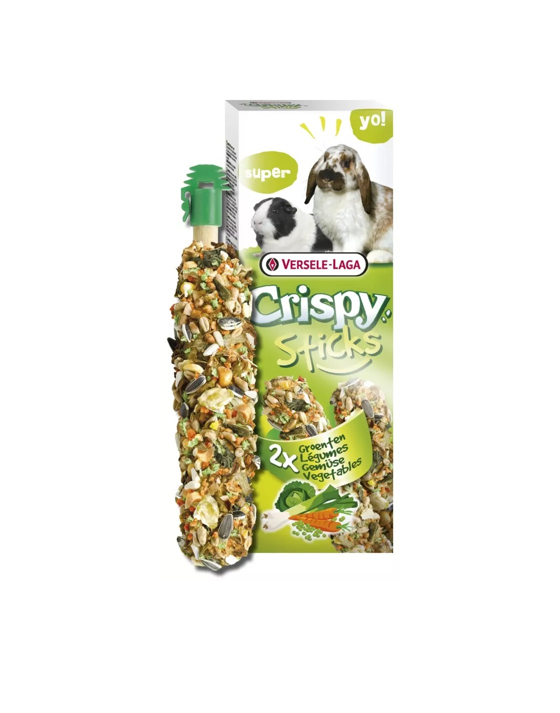 VL Crispy Sticks Królik/świnka kolba warzywna 110g