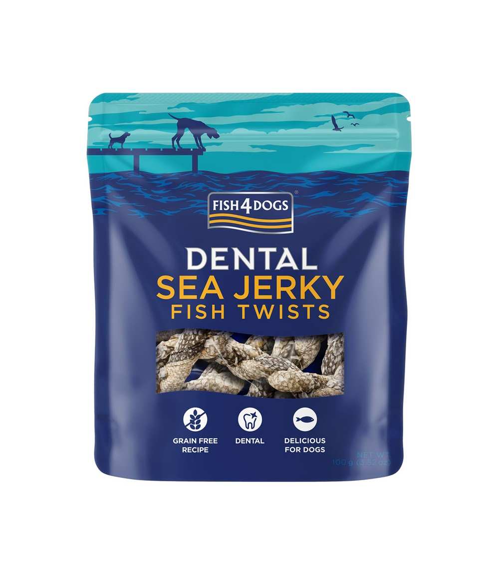 FISH4DOGS Sea Jerky Fish Twists 100g