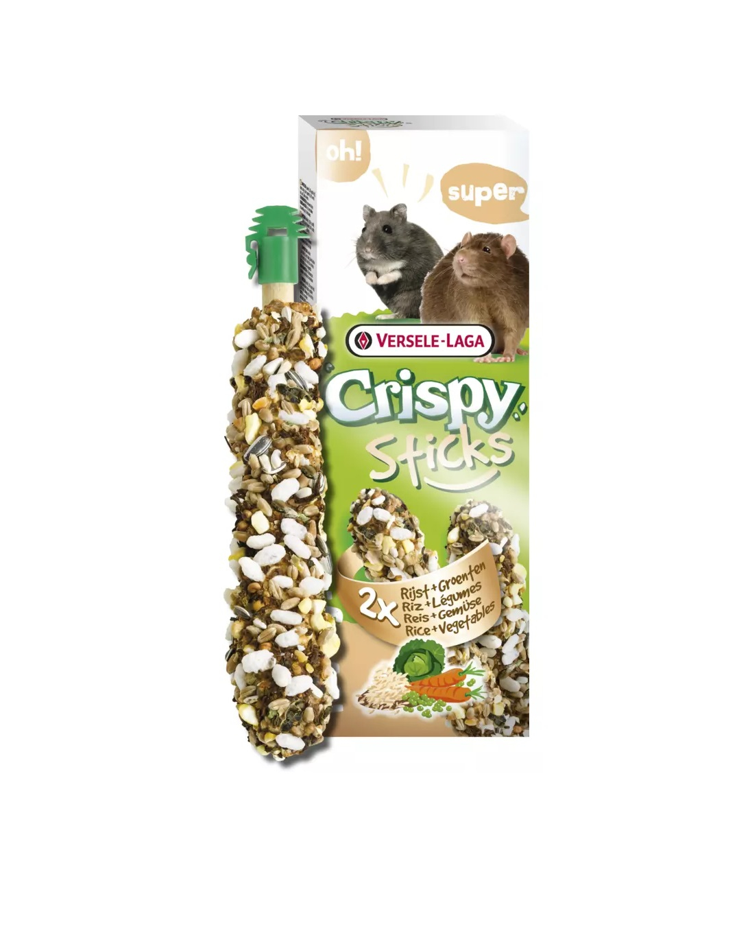 VL Crispy Sticks chomik/szczur kolba ryż-warz 110g