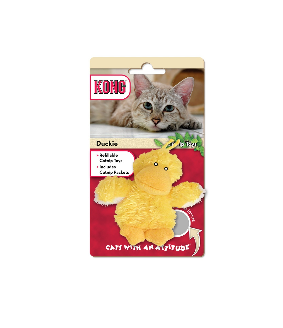 KONG Refilable Catnip Kaczuszka