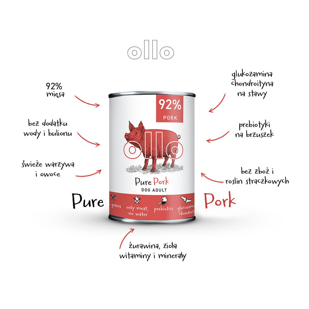 OLLO Pork 400g