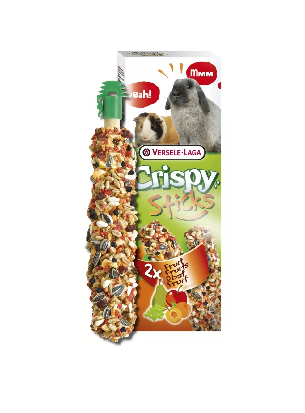 VL Crispy Sticks Królik/Świnka kolba owocowa 110g