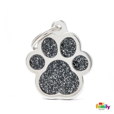 MY FAMILY Shine Big Paw Glitter Black