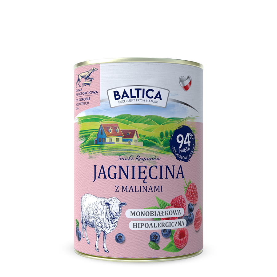 BALTICA Jagnięcina z malinami p-ka 400g