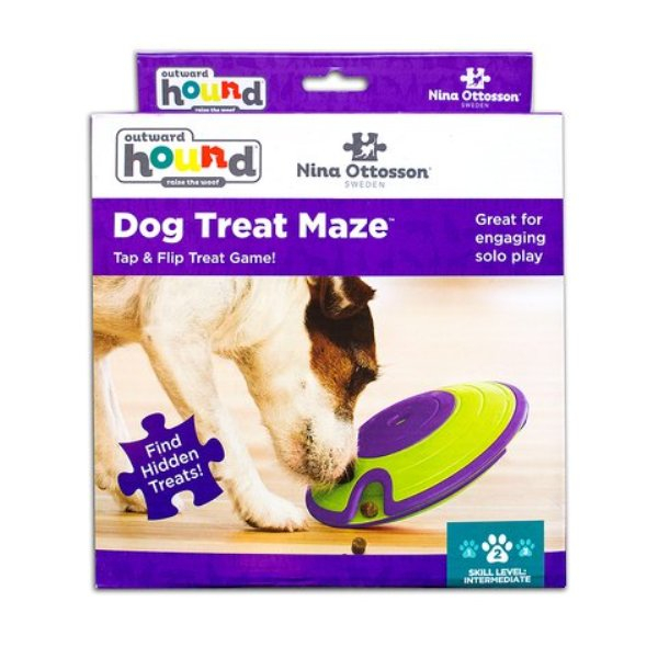 OH NINA OTTOSON Gra Dog Treat Maze Green