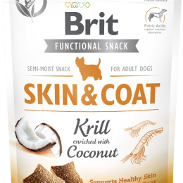 BRIT CARE Dog Funtional Snack Skin&Coat Krill 150g