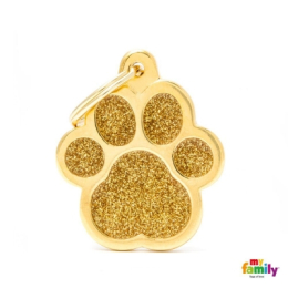 MY FAMILY Shine Big Paw Glitter Gold