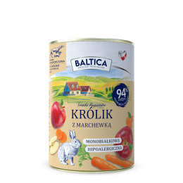 BALTICA Królik z marchewką p-ka 400g