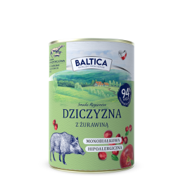 BALTICA Dziczyzna z żurawiną p-ka 400g