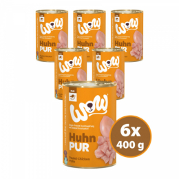 WOW Huhn Pur p-ka 400g 6 szt