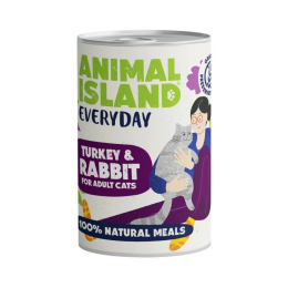 ANIMAL ISLAND CAT Everyday Turkey & Rabbit 400g