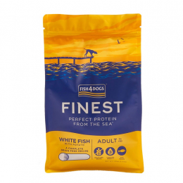 FISH4DOGS Finest Ocean White Fish Adult Duża Granulka