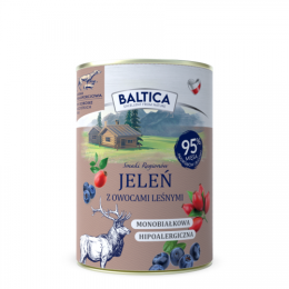 BALTICA Jeleń z owocami leśnymi 400g