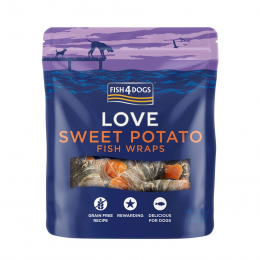 FISH4DOGS Sea Wraps Sweet Potato 100g