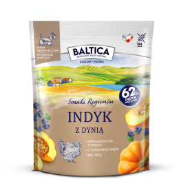 BALTICA Indyk z Dynią 1kg XS/S